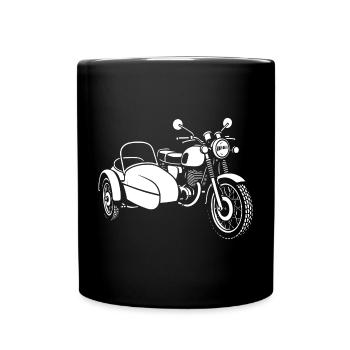 Légende orientale sur trois roues - Mug uni - noir - Devant