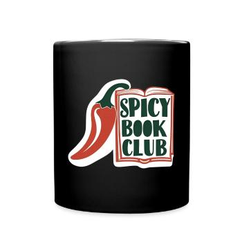 Club de lecture épicé – Buch & Chili Design - Mug uni - noir - Devant