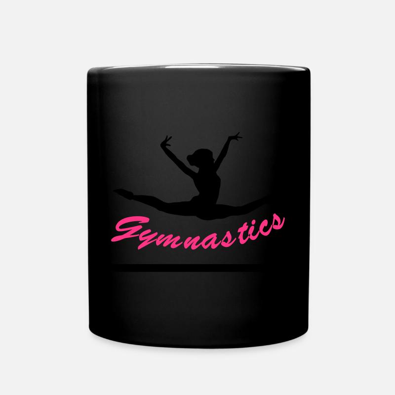 Gymnastics, Gymnast - Full Colour Mug - black