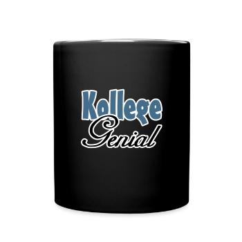 Kollege Genial Geschenk - Tasse einfarbig - Schwarz - Vorne