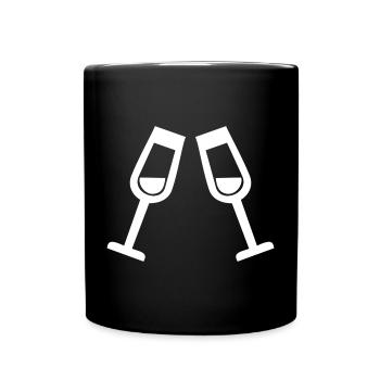 Glasses - Full Colour Mug - black - Front
