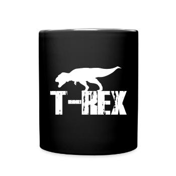 T Rex - Tasse einfarbig - Schwarz - Vorne