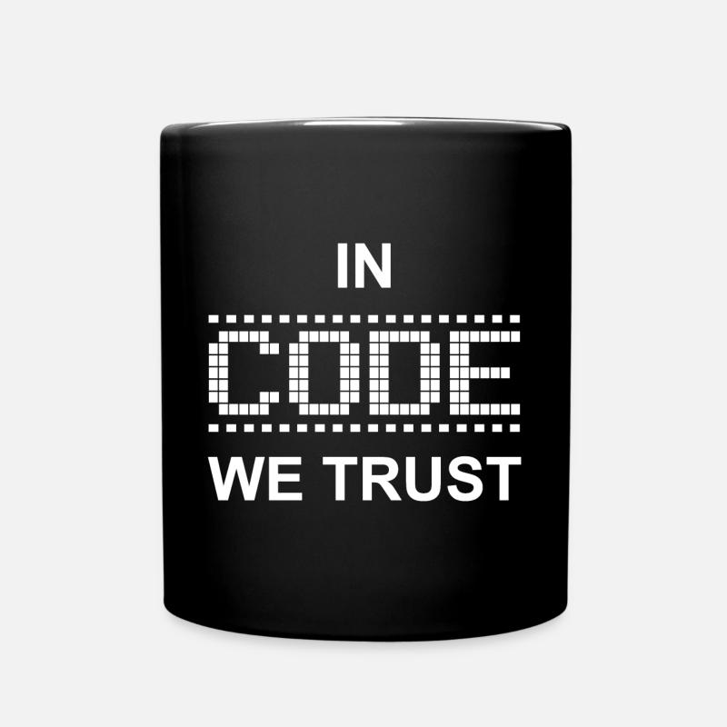 CODE - Tasse einfarbig - Schwarz