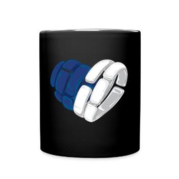 J'aime la Finlande - L'amour finlandais - Mug uni - noir - Devant