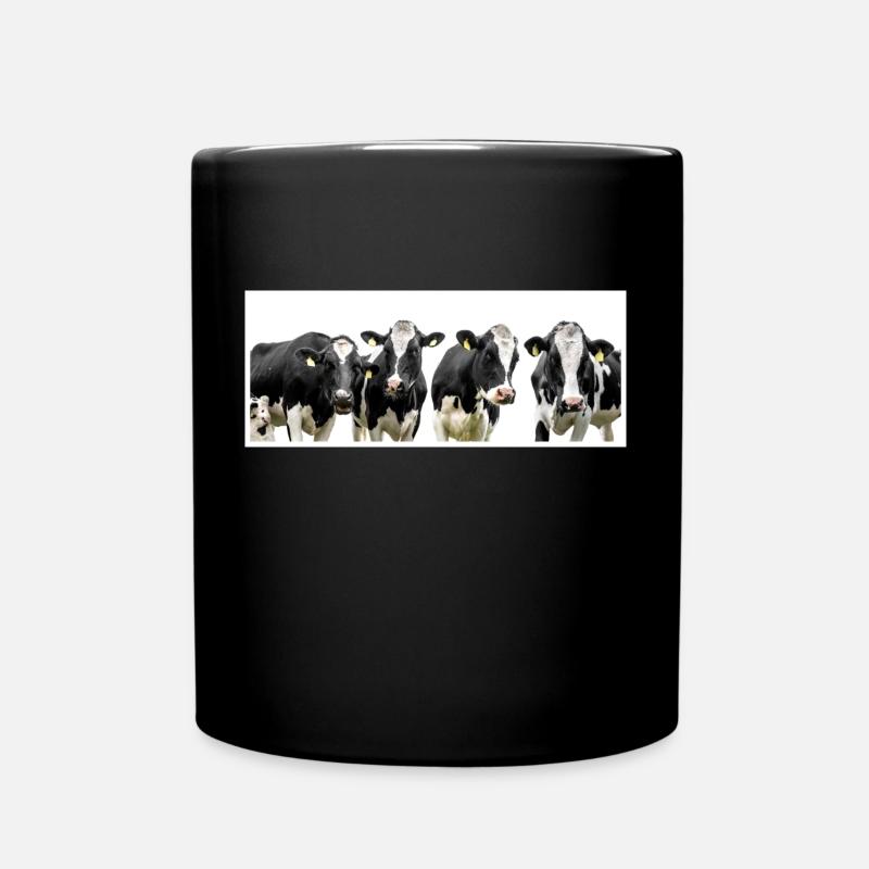 cows - Full Colour Mug - black