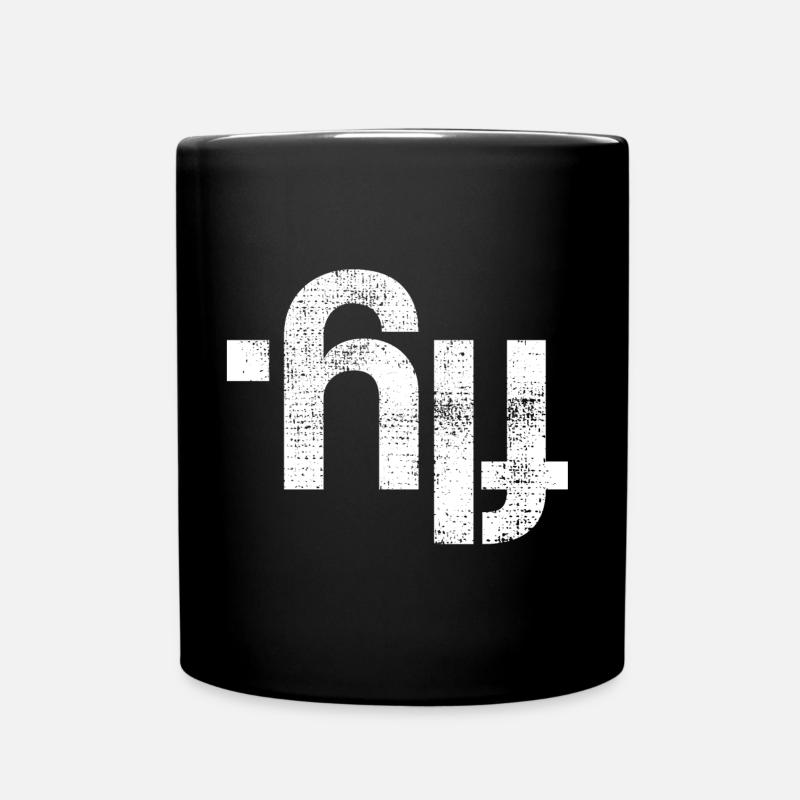 Fliegen - Tasse einfarbig - Schwarz