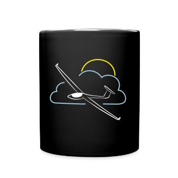 Tshirt Glider Glider Glide Gift - Mug uni - noir - Devant
