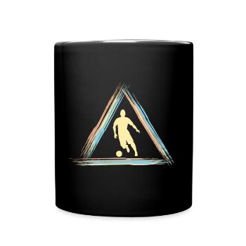football - Mug uni - noir - Devant