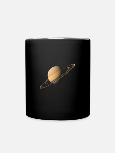 planète saturn - Mug uni - noir
