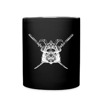 Samurai logo - Full Colour Mug - black - Front