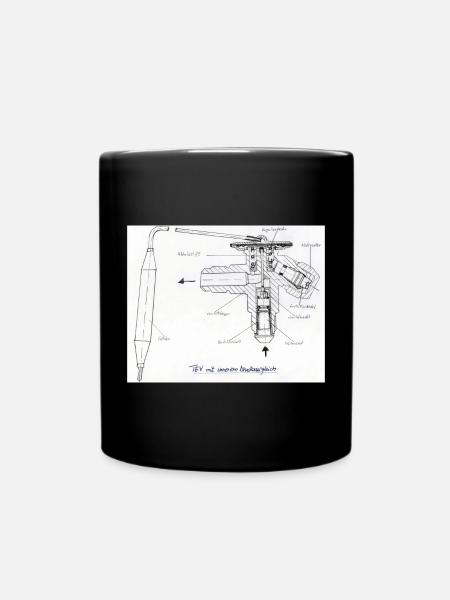 TEVi - Tasse einfarbig - Schwarz