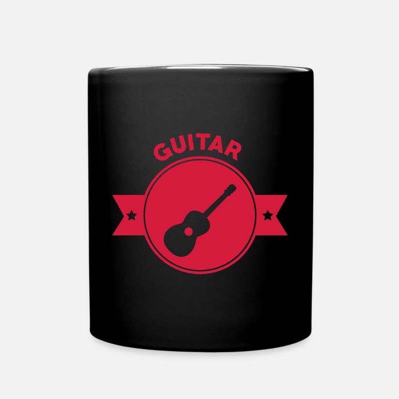 Guitar - Tasse einfarbig - Schwarz