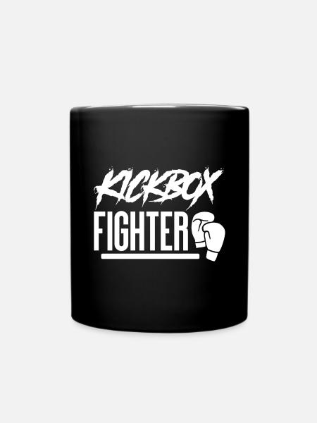 Kickboxen Kickboxing - Tasse einfarbig - Schwarz