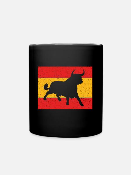Taureau toro | Espagne | taureau sauvage - Mug uni - noir