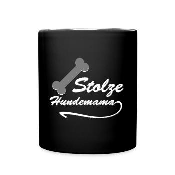 Mama canine - Mug uni - noir - Devant