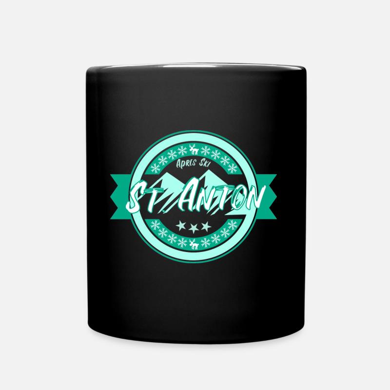 St anton - Tasse einfarbig - Schwarz