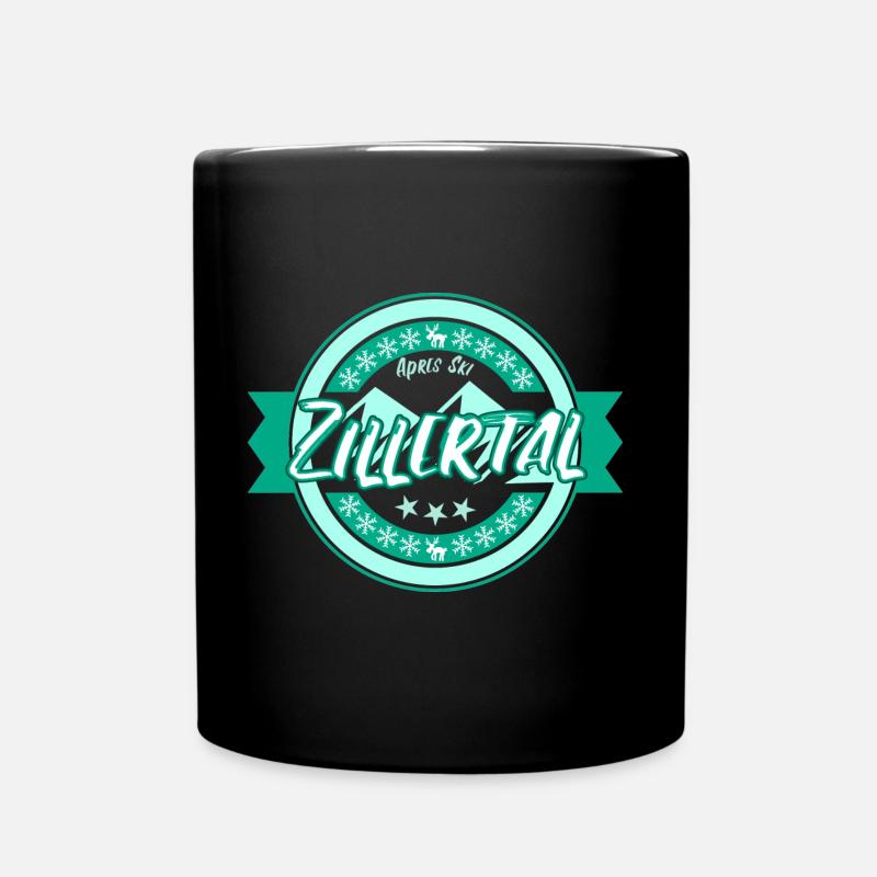 Zillertal - Tasse einfarbig - Schwarz