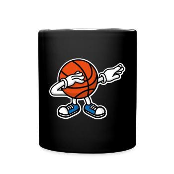 Dab dabbing basketball balle ball - Mug uni - noir - Devant