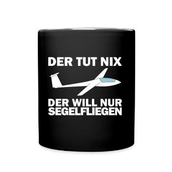 Seul planeur pilote planeur pilote planeur - Mug uni - noir - Devant