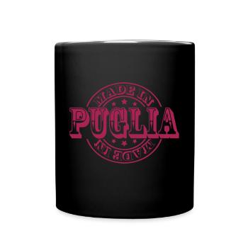 made in puglia m1k2 - Mug uni - noir - Devant