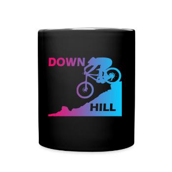 Downhill - Full Colour Mug - black - Front