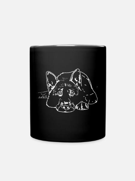Chien de berger - Mug uni - noir