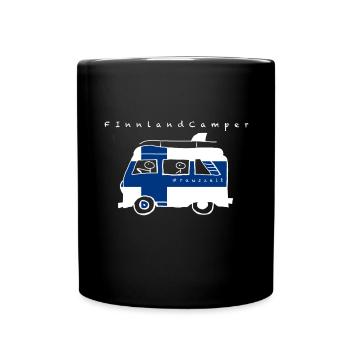 Finlande Camper - Mug uni - noir - Devant
