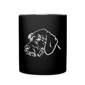 Jagdhunde Portrait - Tasse einfarbig - Schwarz - Vorne