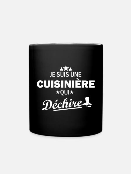 Je suis une Cuisinière qui Déchire - Cuisine - Mug uni - noir