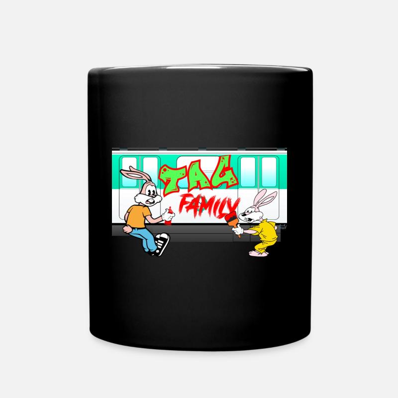 Tag Family - Mug uni - noir