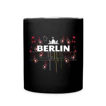 I love Berlin - Full Colour Mug - black - Front