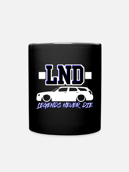 LND Legenden sterben nie - Tasse einfarbig - Schwarz
