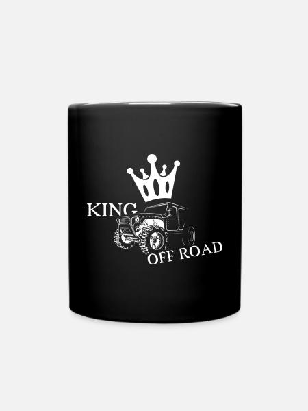 King Offroad Crown Car Cars 4x4 Crown Logo Icon - Mug uni - noir