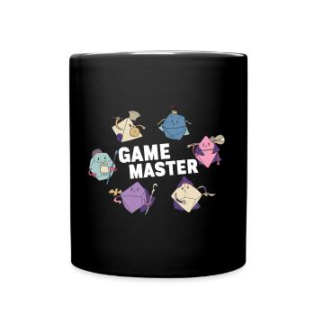Game Master Retro dés RPG Dungeons Craps - Mug uni - noir - Devant