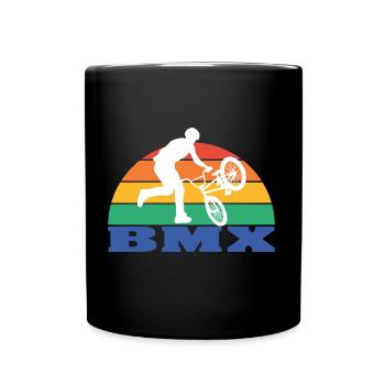 Roue BMX | BMX conducteur | BMX Course - Mug uni - noir - Devant