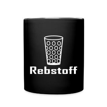 Schorle - Tasse einfarbig - Schwarz - Vorne