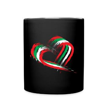 Libanon - Tasse einfarbig - Schwarz - Vorne