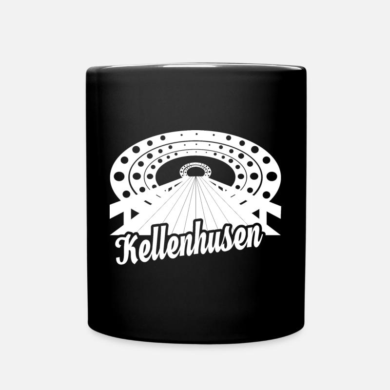 Kellenhusen Seebrücke Ostsee Urlaub Geschenk - Tasse einfarbig - Schwarz