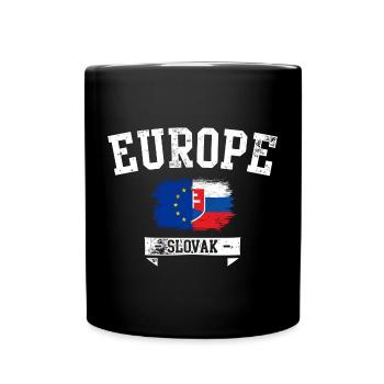 Eu slovak flag - Full Colour Mug - black - Front