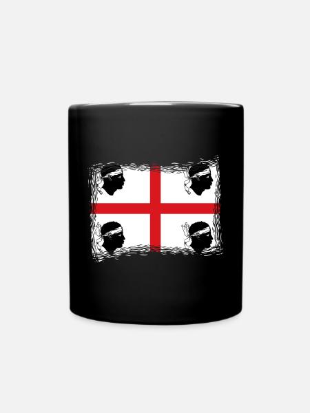 Sardaigne Drapeau Sarde Drapeau Sardegna Drapeau - Mug uni - noir
