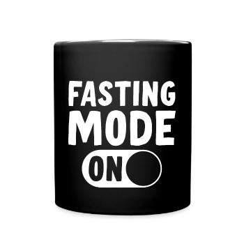 Fastenmodus An Ramadan - Tasse einfarbig - Schwarz - Vorne