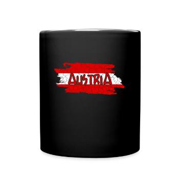 Austria - Tasse einfarbig - Schwarz - Vorne