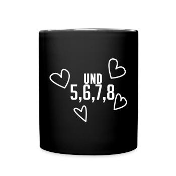 Tanzen Tanz Tanzkurs Rhythmus - Tasse einfarbig - Schwarz - Vorne