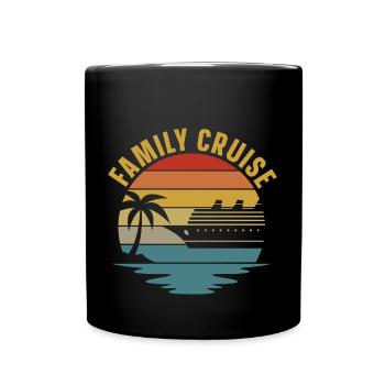 Family Cruise - Full Colour Mug - black - Front