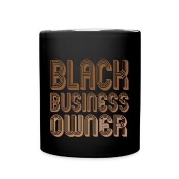 Black Business Owner - Full Colour Mug - black - Front