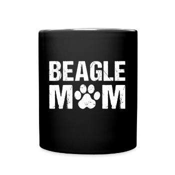 Beagle Maman Beagle Chiens - Mug uni - noir - Devant