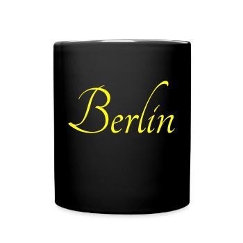 Berlin - Tasse einfarbig - Schwarz - Vorne