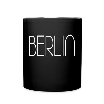 Berlin - Tasse einfarbig - Schwarz - Vorne