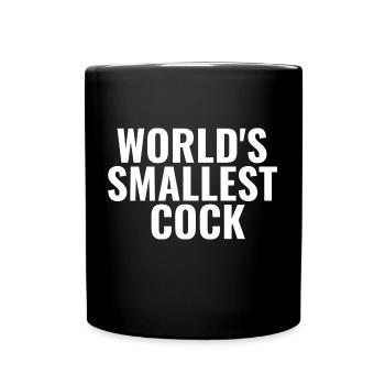 WORLDS SMALLEST COCK - Tasse einfarbig - Schwarz - Vorne
