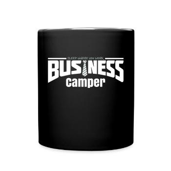 Business Camper - sleep where you work - Full Colour Mug - black - Front
